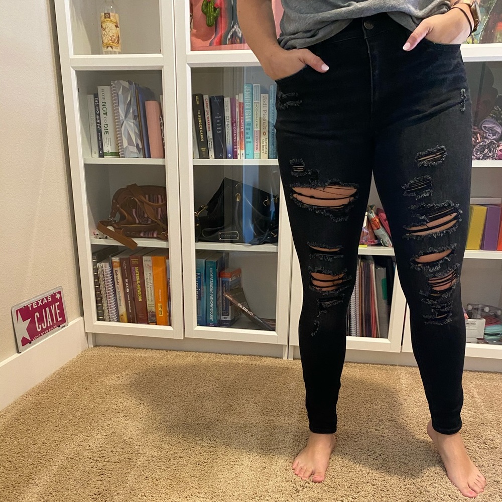 American Eagle stretch high rise skinny jeans